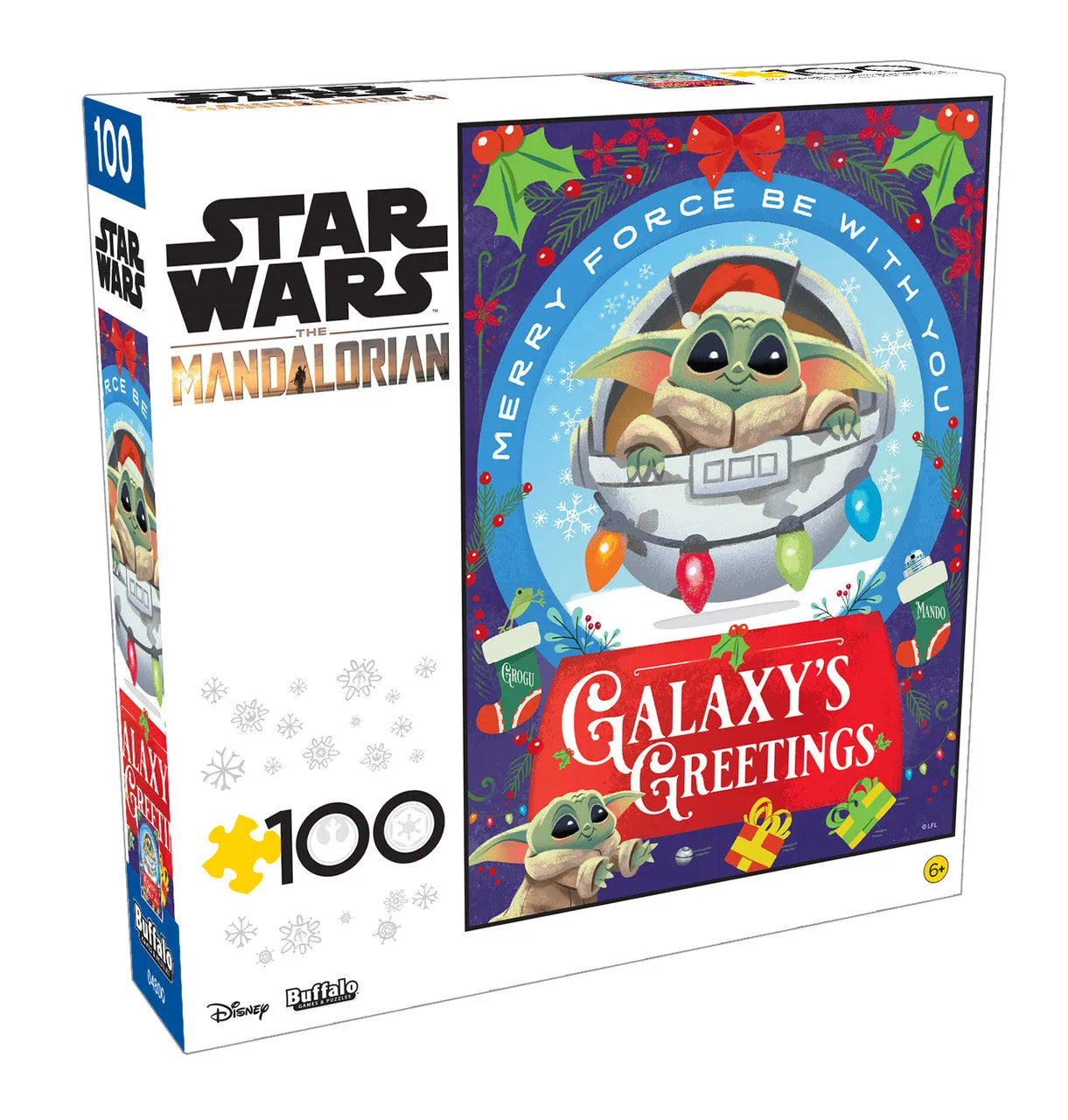 Buffalo Games Star Wars Galaxy's Greetings puslespil 100 brikker jul