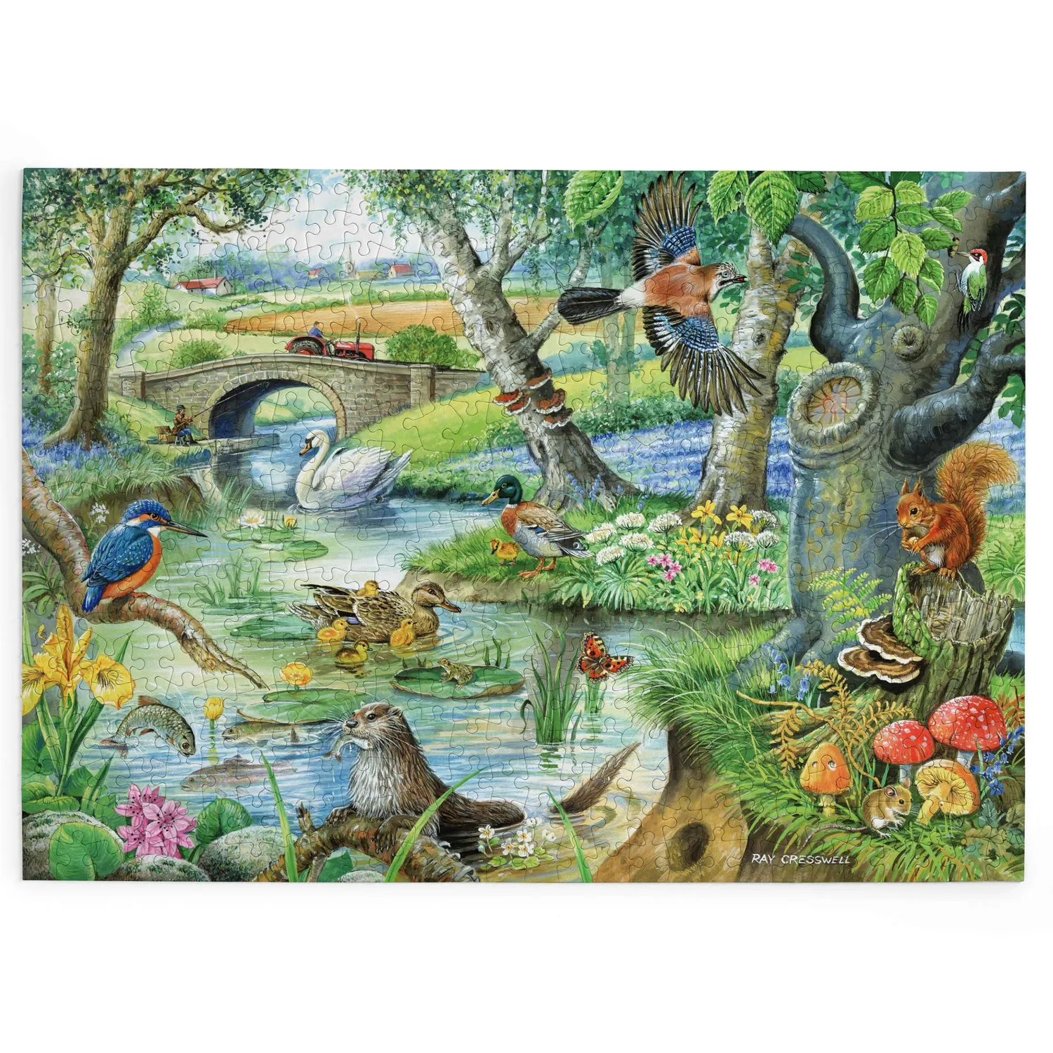 House of Puzzle BIG Tales Of The River puslespil 500 brikker dyr