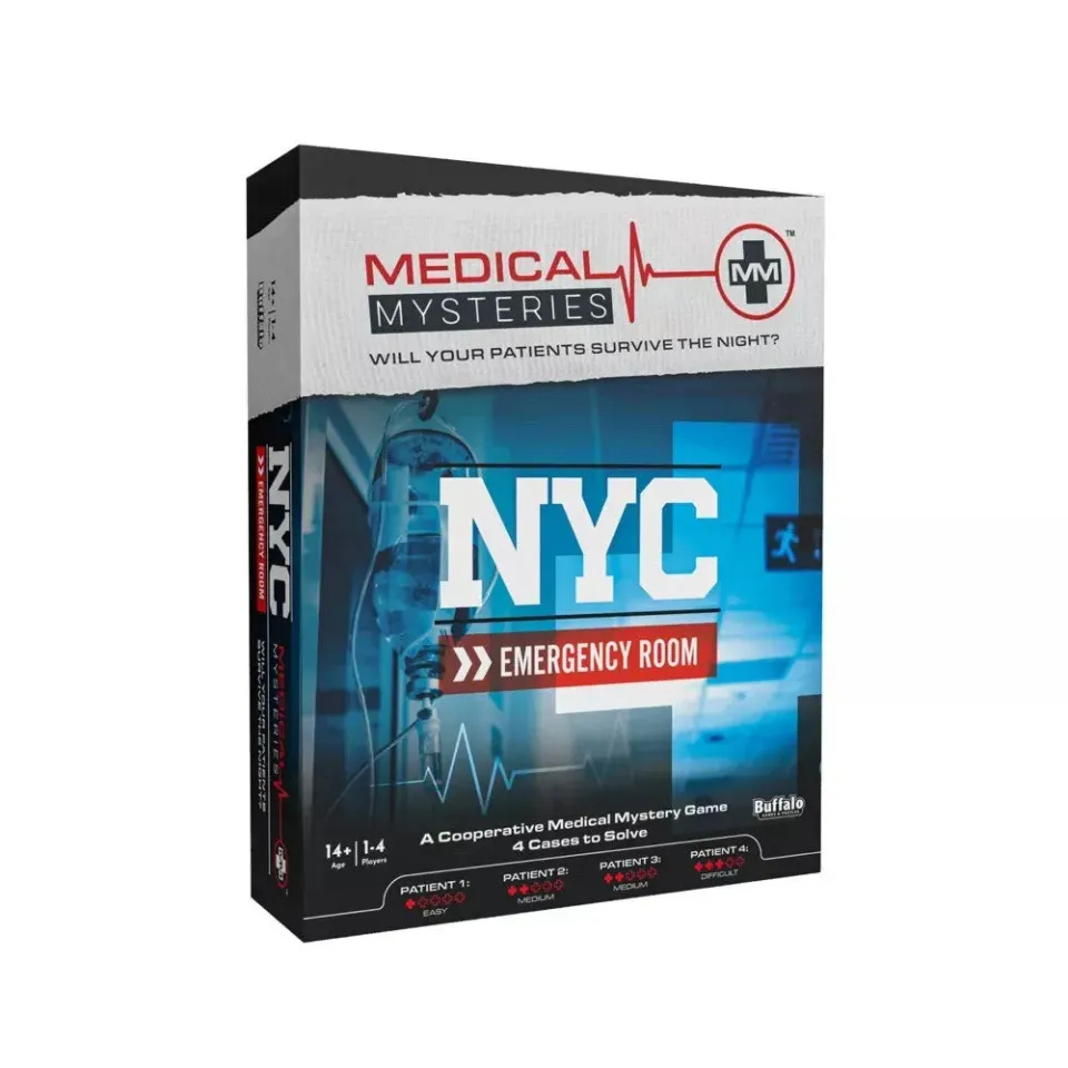 Buffalo Games Medical Mysteries kortspil NYC Emergency