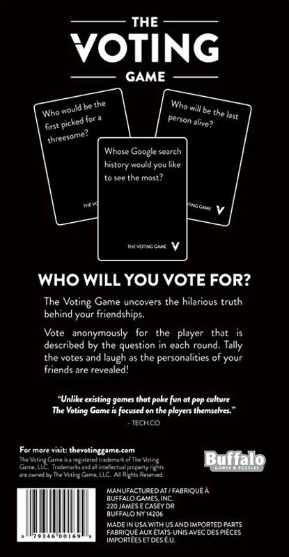 Buffalo Games The Voting Game selskabsspil 300 kort voksne