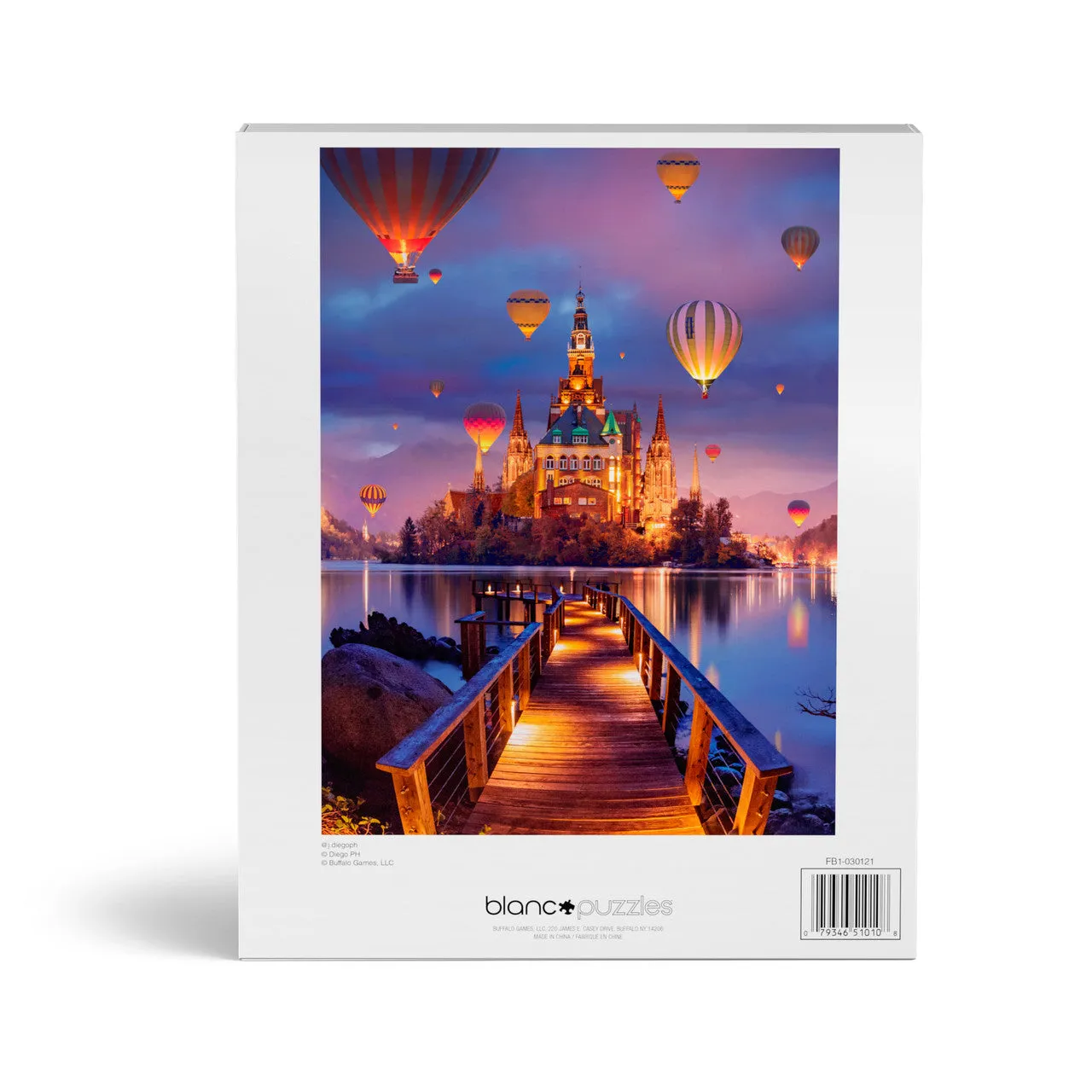 Buffalo Games Blanc Mystic Kingdom puslespil 1000 brikker landskab