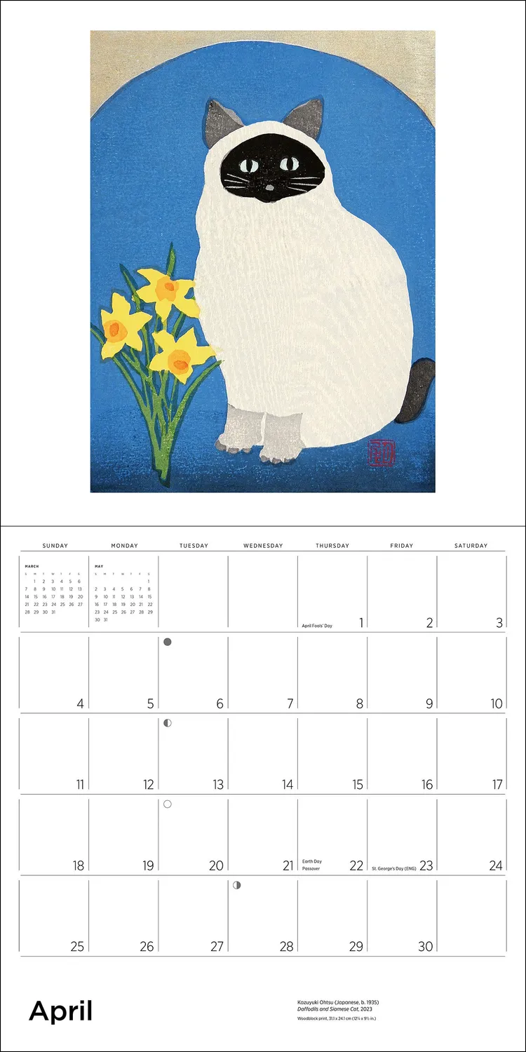 Pomegranate Serenity Ohtsu vægkalender 2027