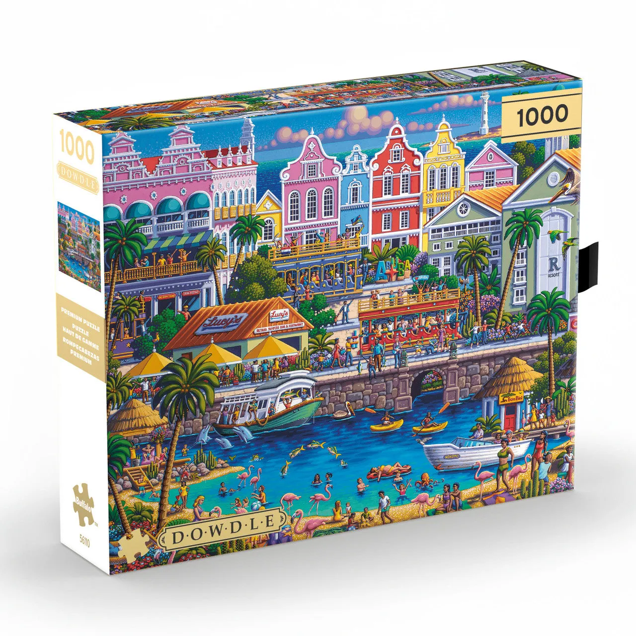 Buffalo Games Gold Dowdle Aruba 1000 puslespil strand