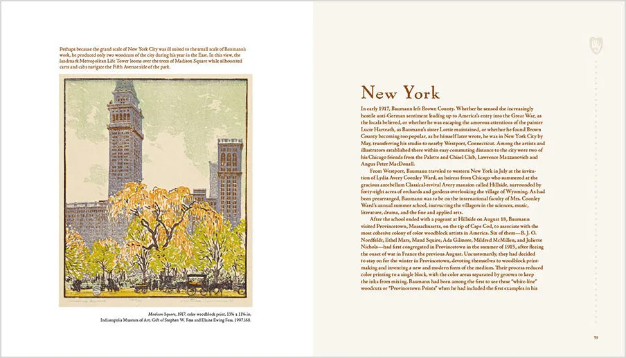 Pomegranate Gustave Baumann Autobiography bog kunst