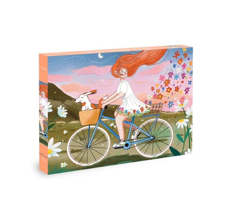 Olleo Blooming Ride puslespil 500 brikker blomster