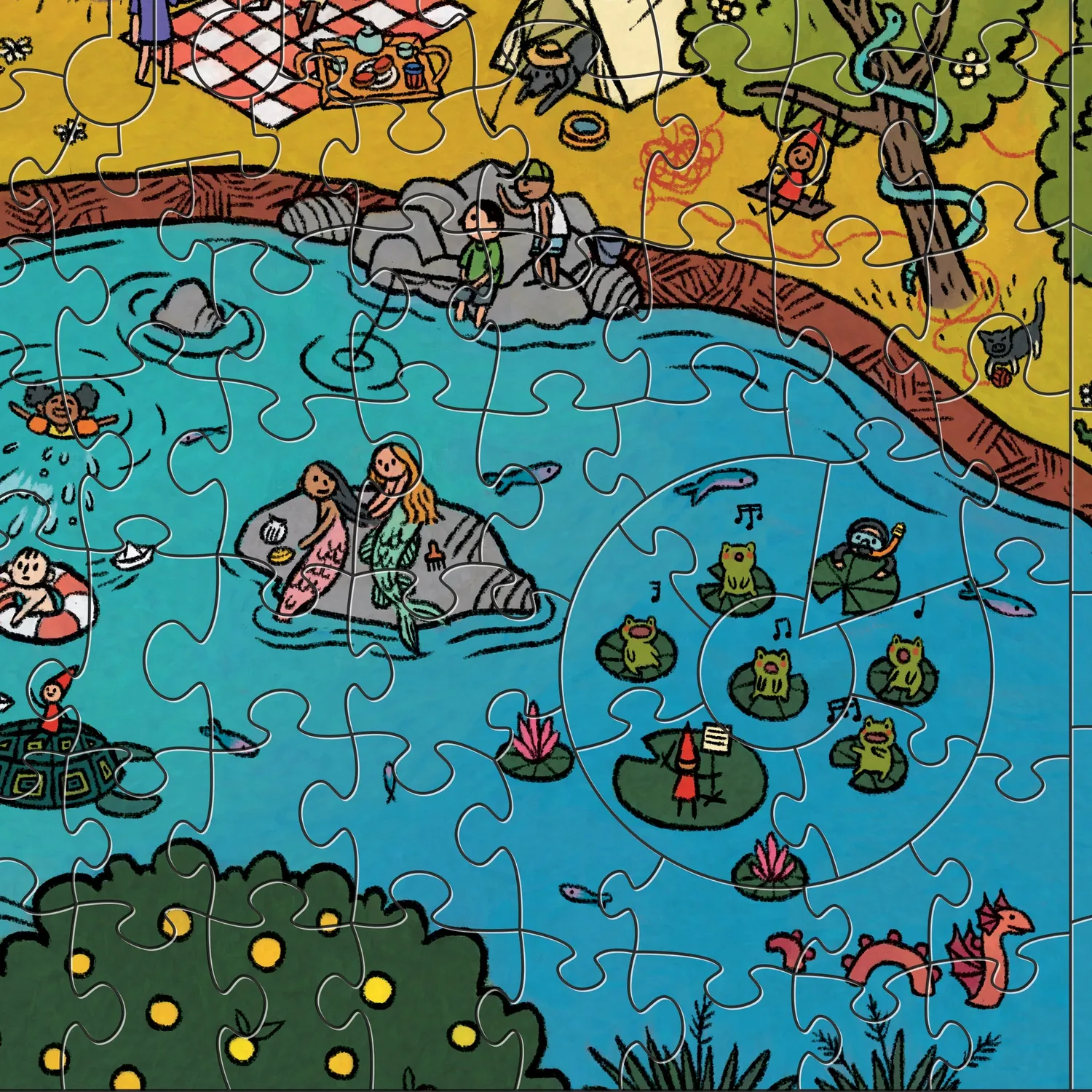 Magic Puzzle Company The Gnomes' Homes puslespil – magisk