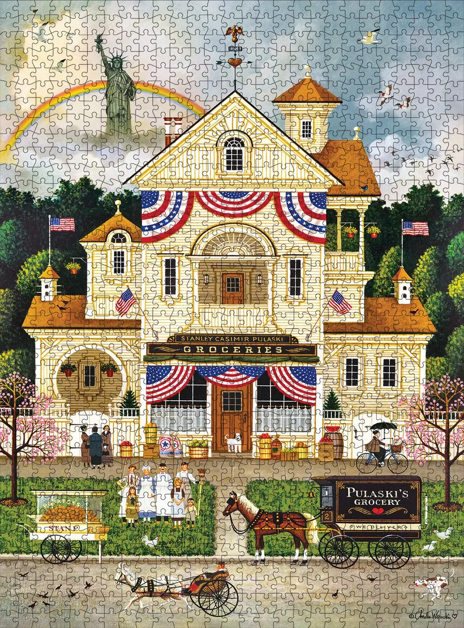 Buffalo Games Wysocki Lady Liberty puslespil 1000 brikker voksne