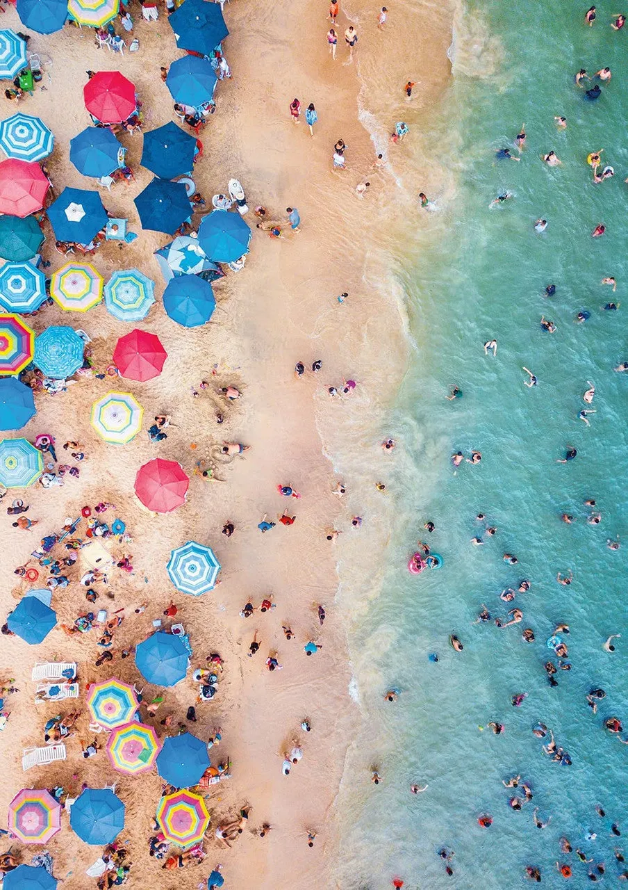 Buffalo Games blanc Day at the Beach puslespil 500 brikker strand