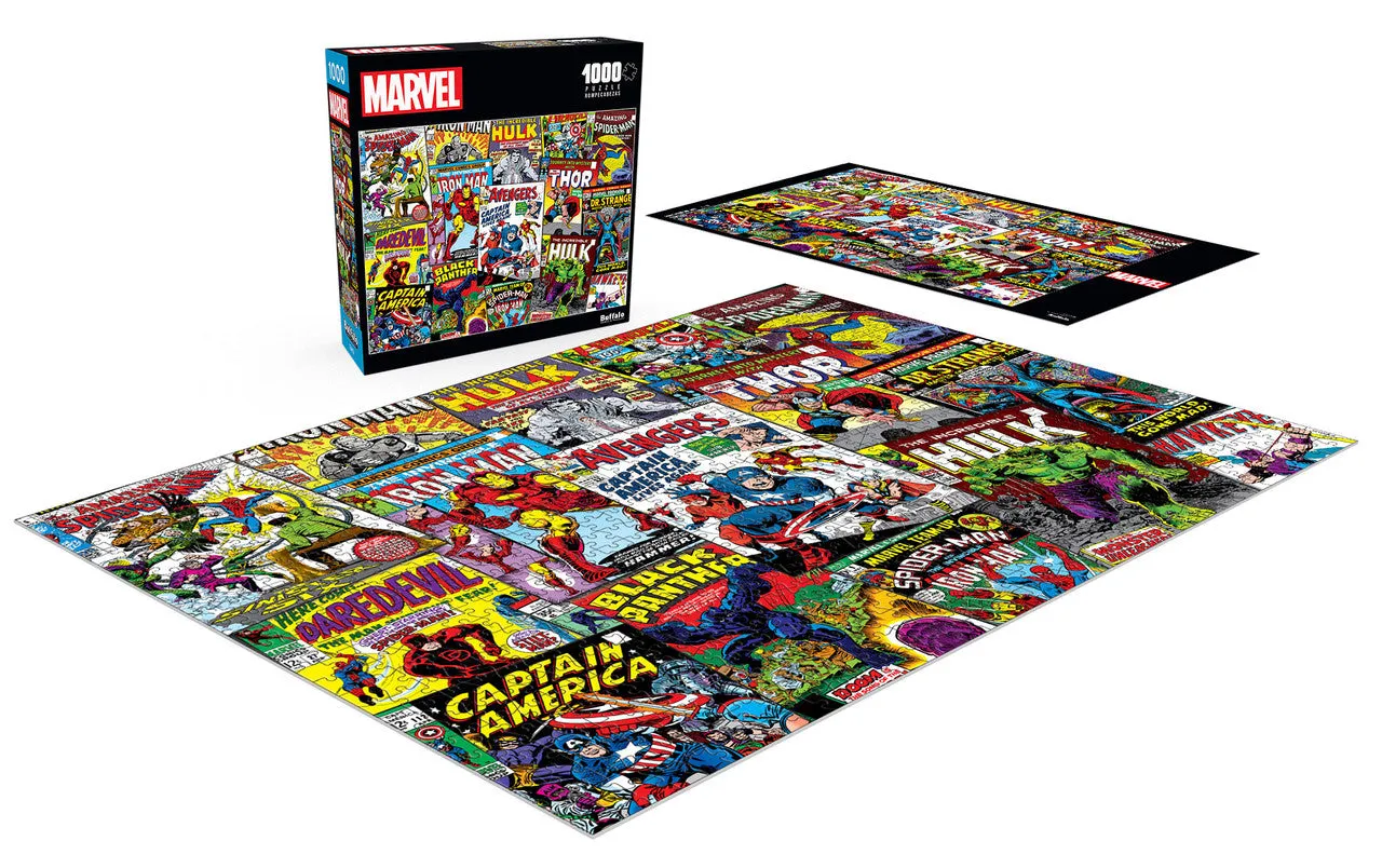 Buffalo Games Marvel Comic Book Collage puslespil 1000 brikker helte