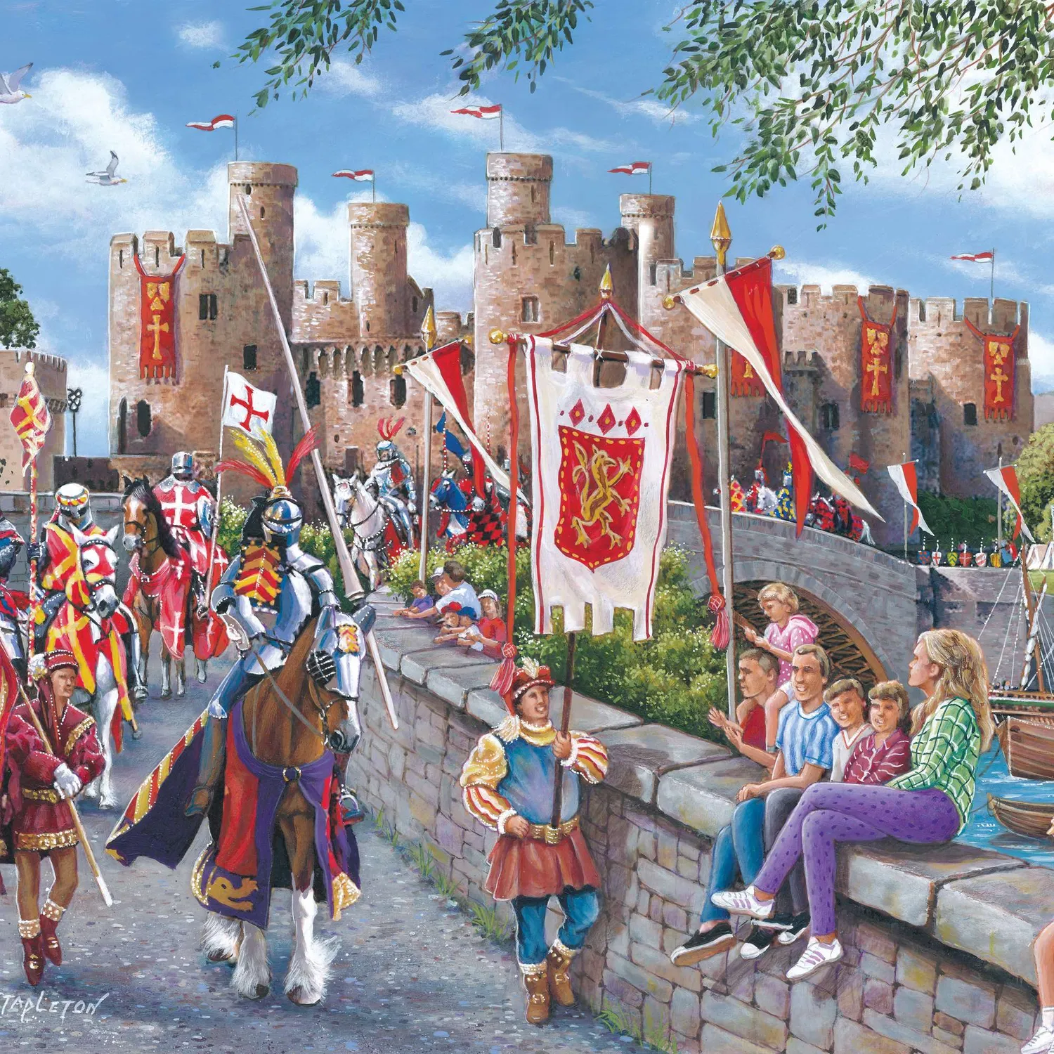 House of Puzzle Conwy Castle minipuslespil 150 brikker tube