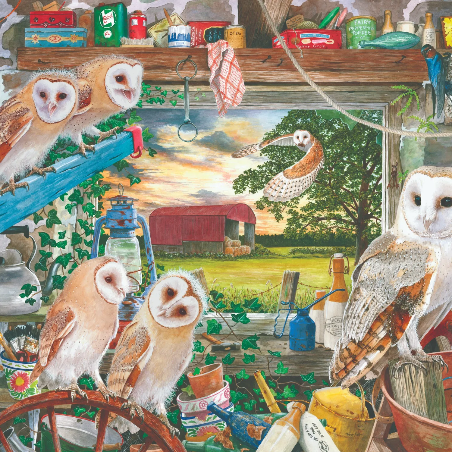 House of Puzzles BIG Night Owls 500 brikker puslespil ugler