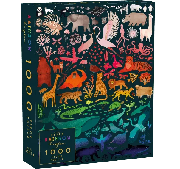Elena Essex Rainbow Kingdom 1000 brikker puslespil dyr