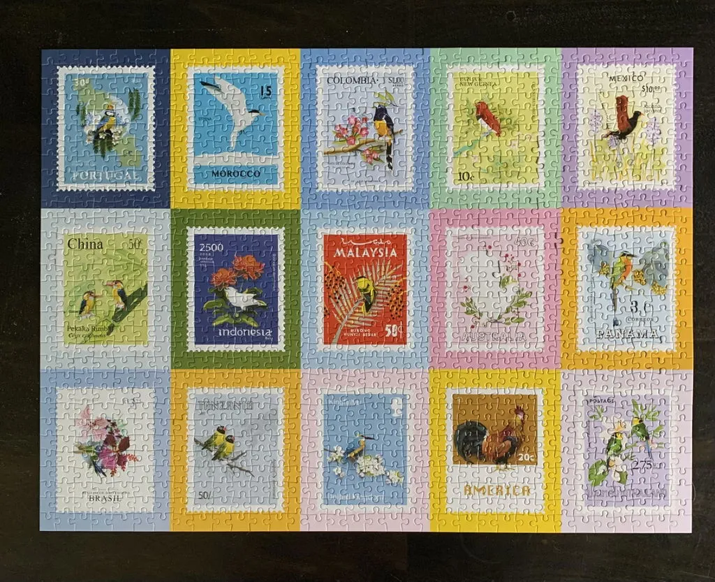 Good Puzzle Co. Birds of the World puslespil 1000 brikker fugle
