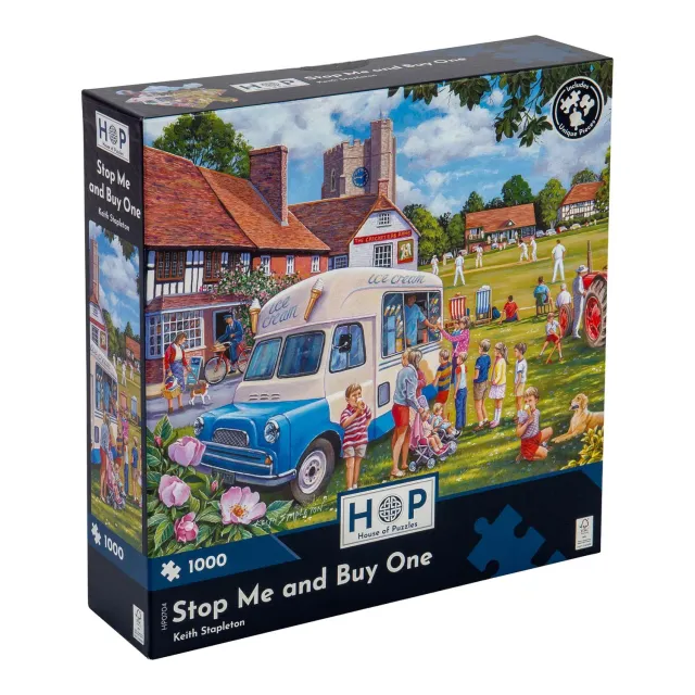 House of Puzzles Stop Me and Buy One puslespil 1000 brikker isvogn