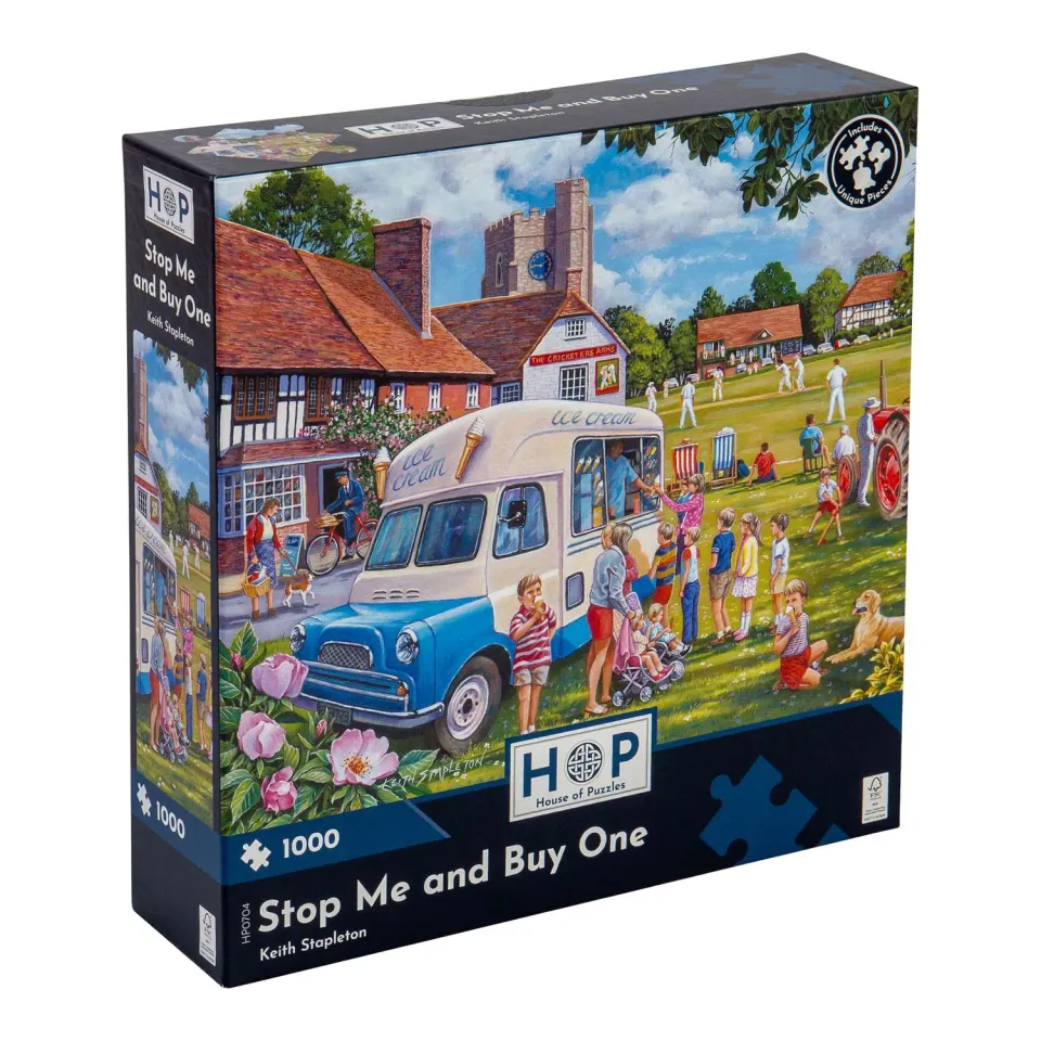 House of Puzzle Stop Me and Buy One puslespil 1000 brikker transport