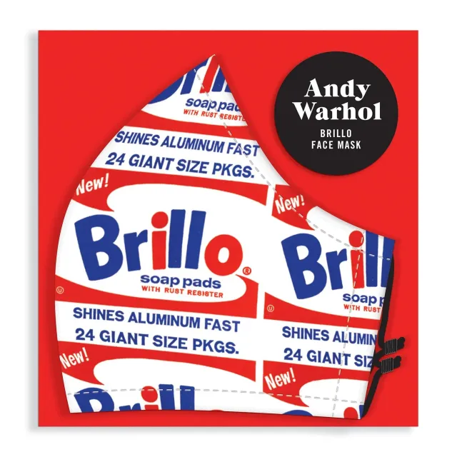Good Puzzle Co. Andy Warhol Brillo ansigtsmaske bomuld