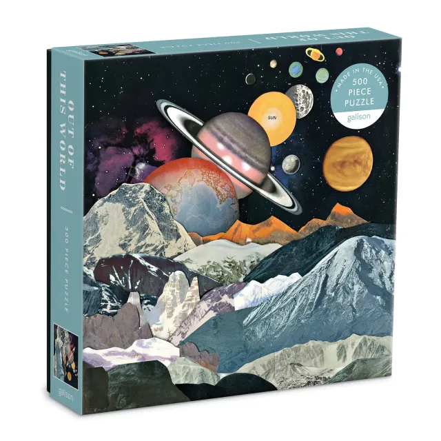 Galison Out of this World puslespil 500 brikker rum