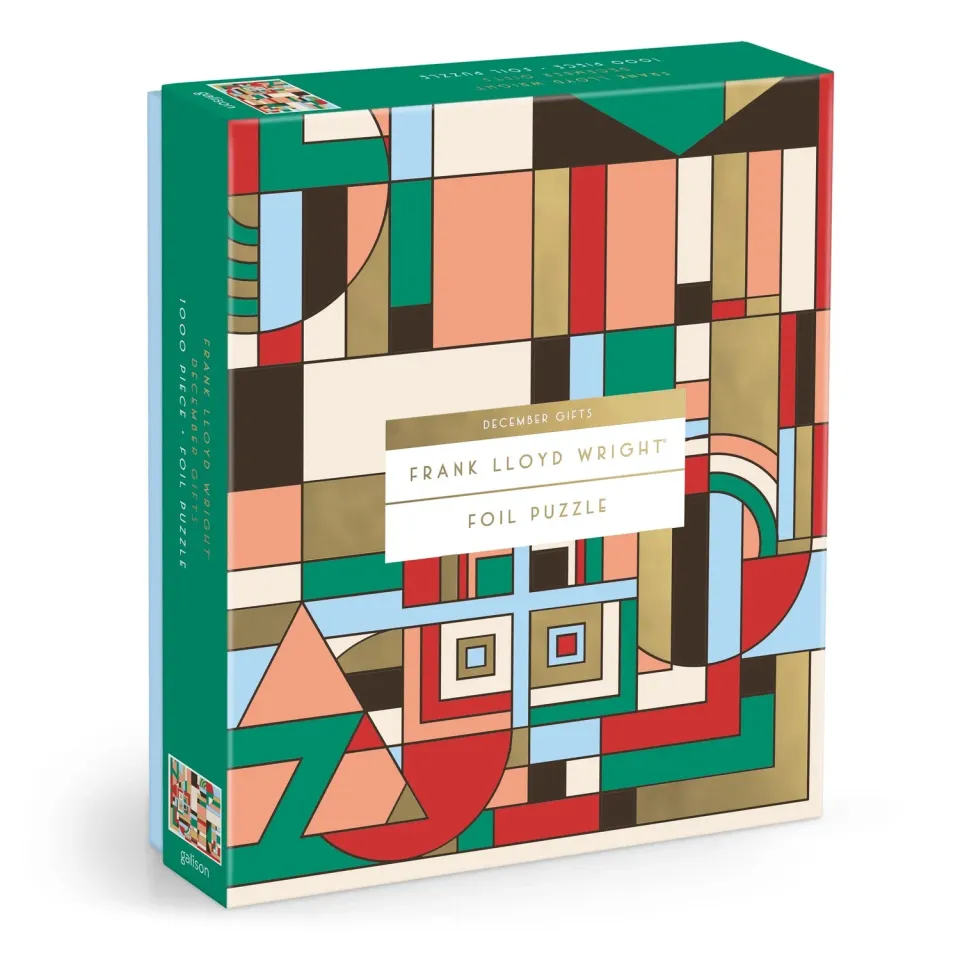 Good Puzzle Co. Frank Lloyd Wright December Gifts 1000 brikker puslespil folie