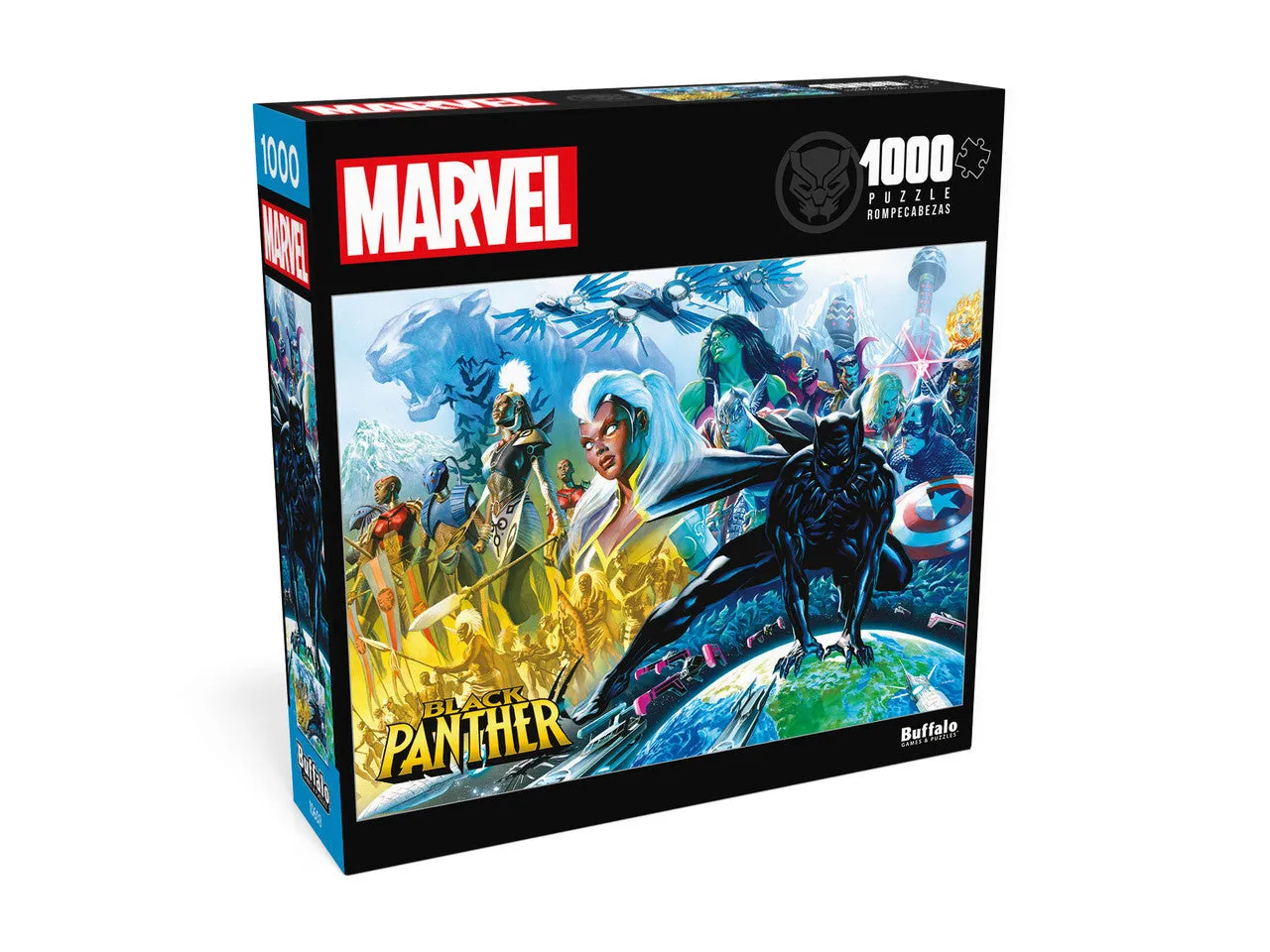 Buffalo Games Marvel Black Panther #1 puslespil 1000 brikker tegneserie