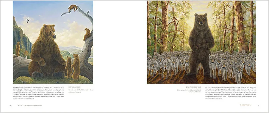 Pomegranate Hero The Paintings of Robert Bissell kunstbog dyr