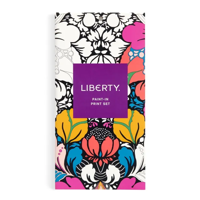 Galison Liberty malesæt 6 kort med blomstermotiv