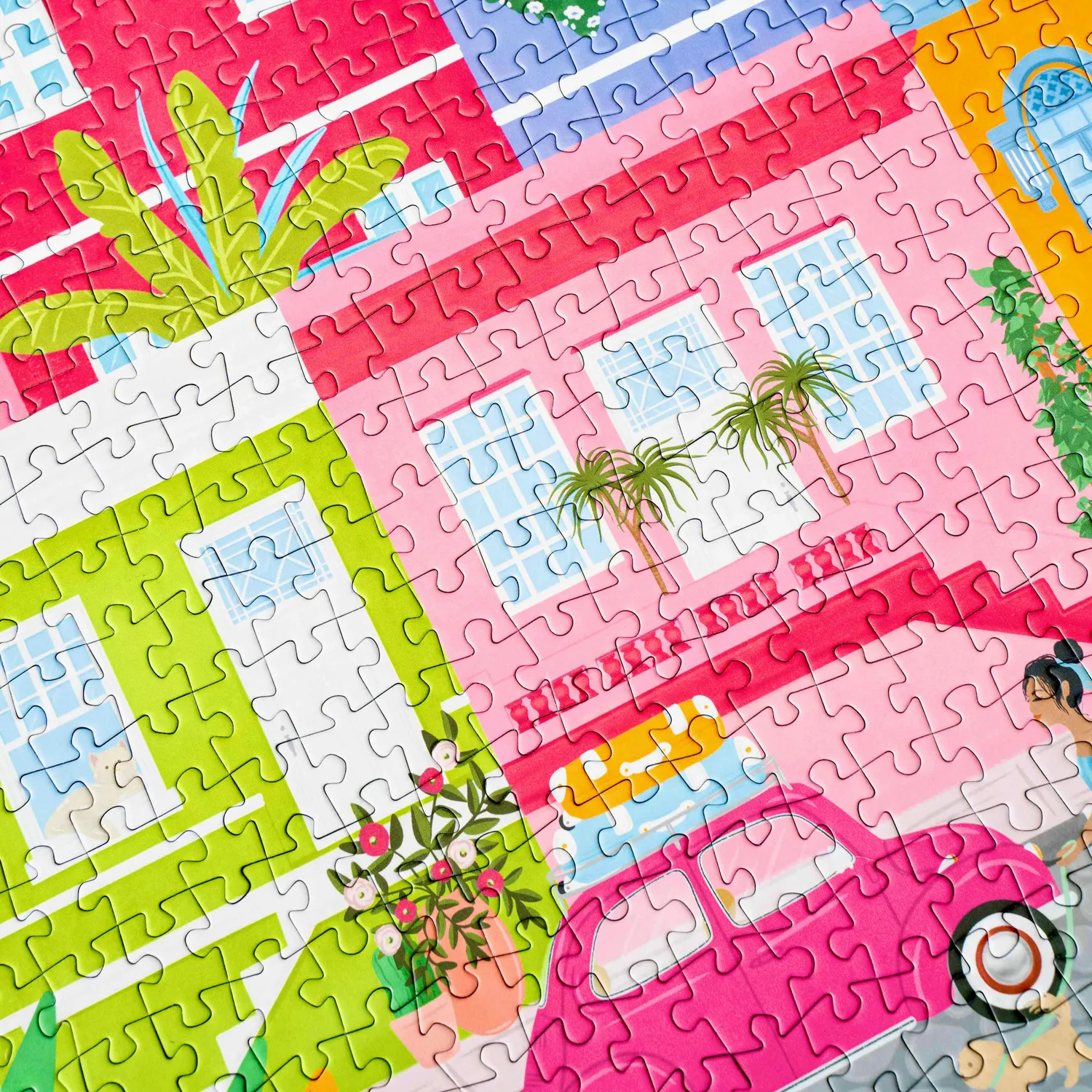Olleo Bo-Kaap Mosaic puslespil 1000 brikker Cape Town