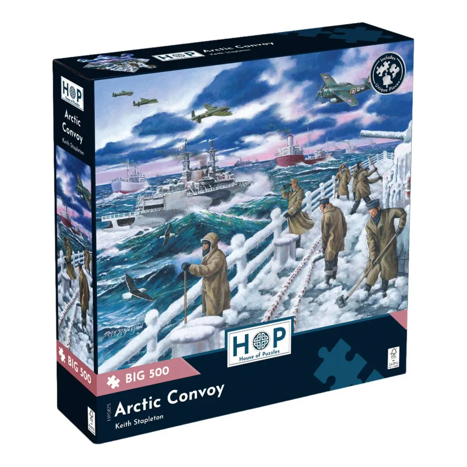 House of Puzzle BIG Arctic Convoy puslespil 500 historie