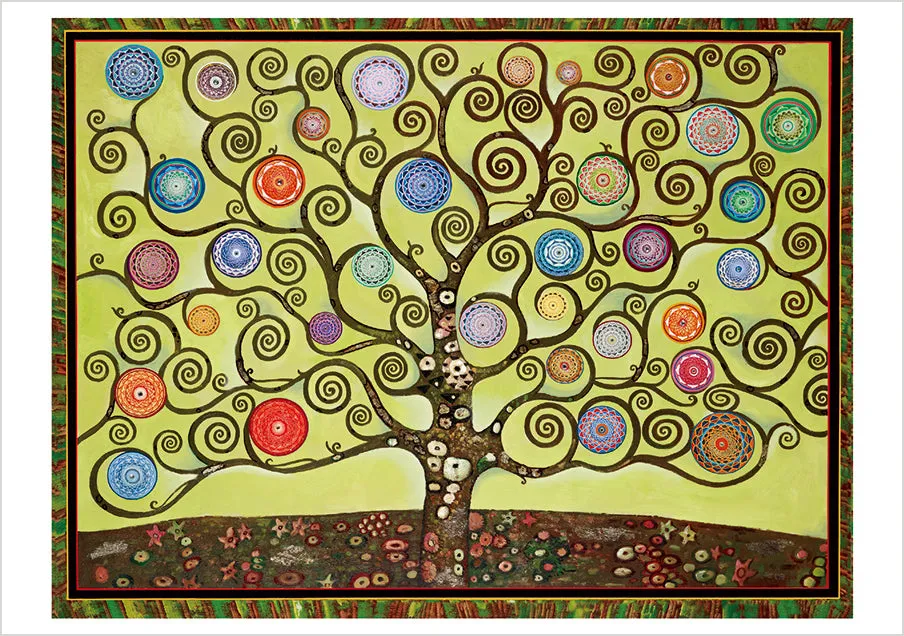 Pomegranate Paul Heussenstamm Mandala Trees kortæske mandala