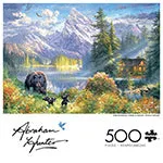 Buffalo Games Abraham Hunter Mountain Morning puslespil 500 brikker