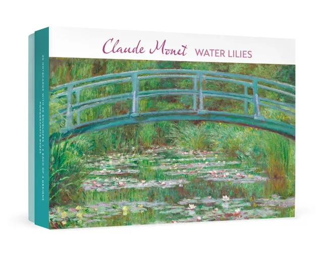 Pomegranate Claude Monet Water Lilies kortæske 20 kort