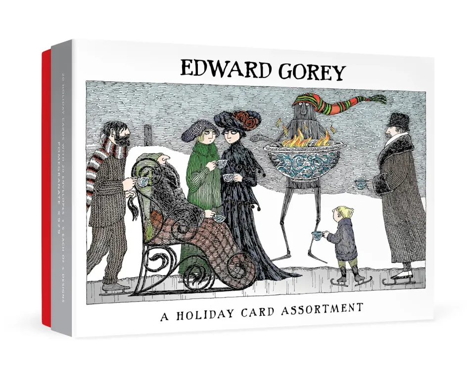 Pomegranate Edward Gorey julekort 20 stk humor