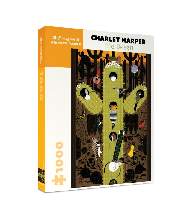 Pomegranate Charley Harper The Desert puslespil 1000 dyr