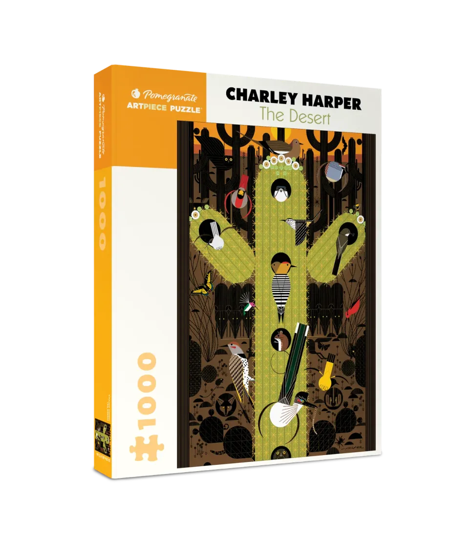 Pomegranate Charley Harper The Desert puslespil 1000 dyr