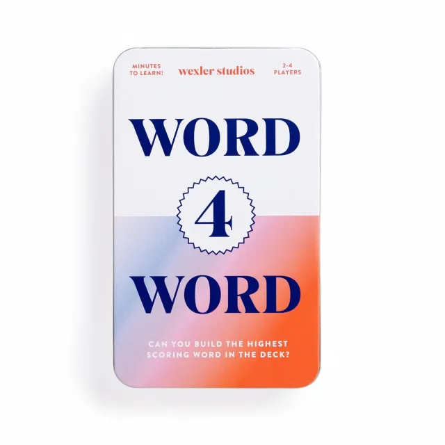 Galison Wexler Studios Word 4 Word kortspil 54 kort