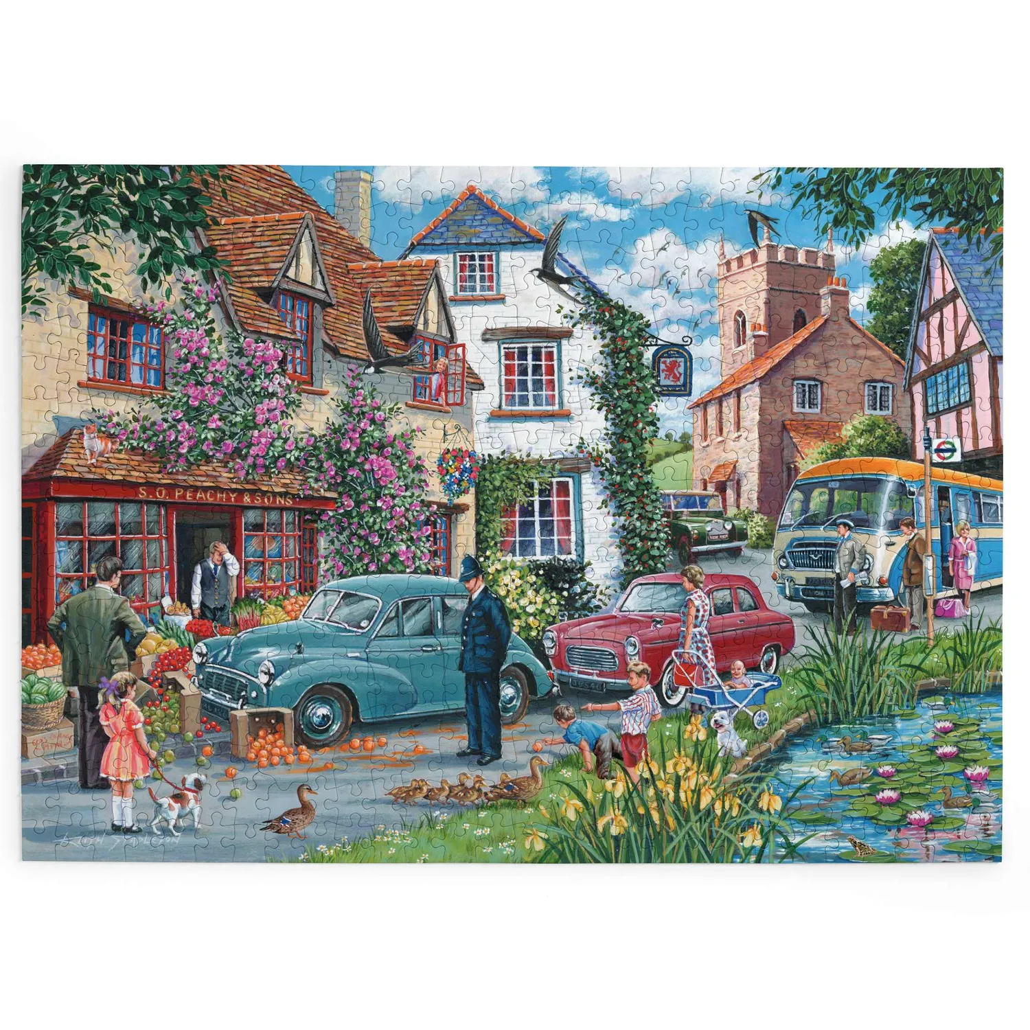 House of Puzzles BIG Traffic Jam puslespil 500 biler