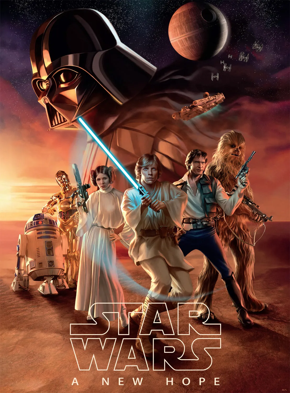 Buffalo Games Star Wars The Force puslespil 1000 brikker plakat