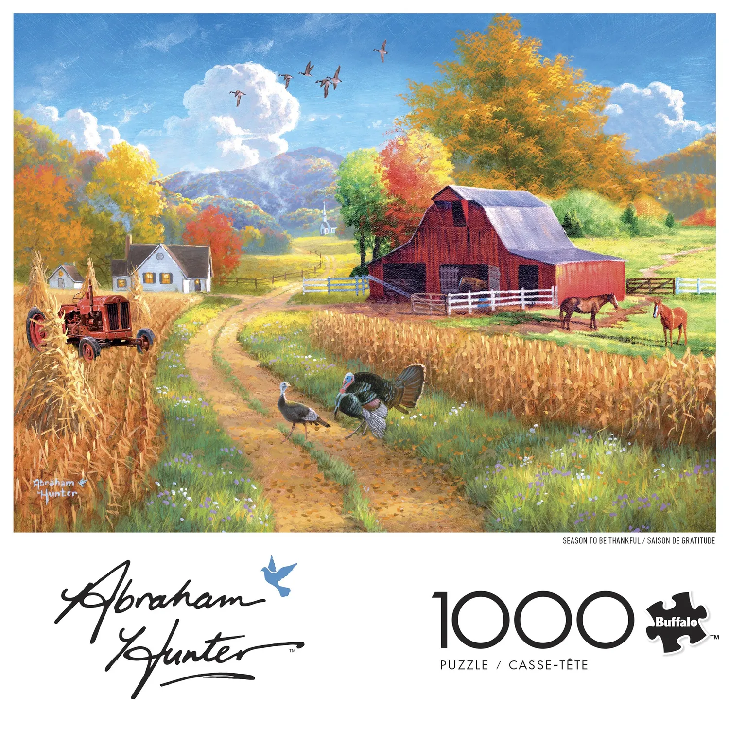 Buffalo Games Abraham Hunter Season Thankful puslespil 1000 efterår