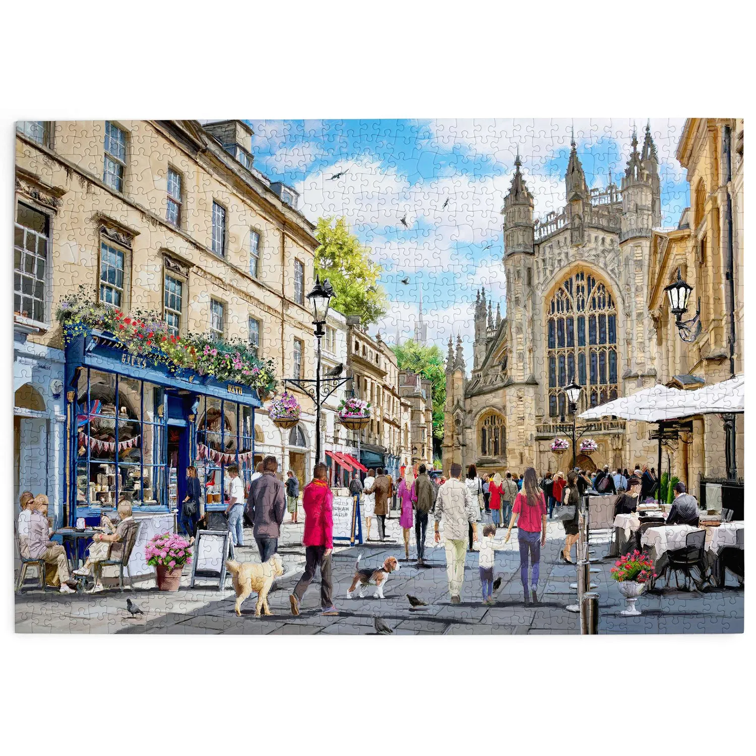 House of Puzzle Beautiful Bath puslespil 1000 brikker bymotiv
