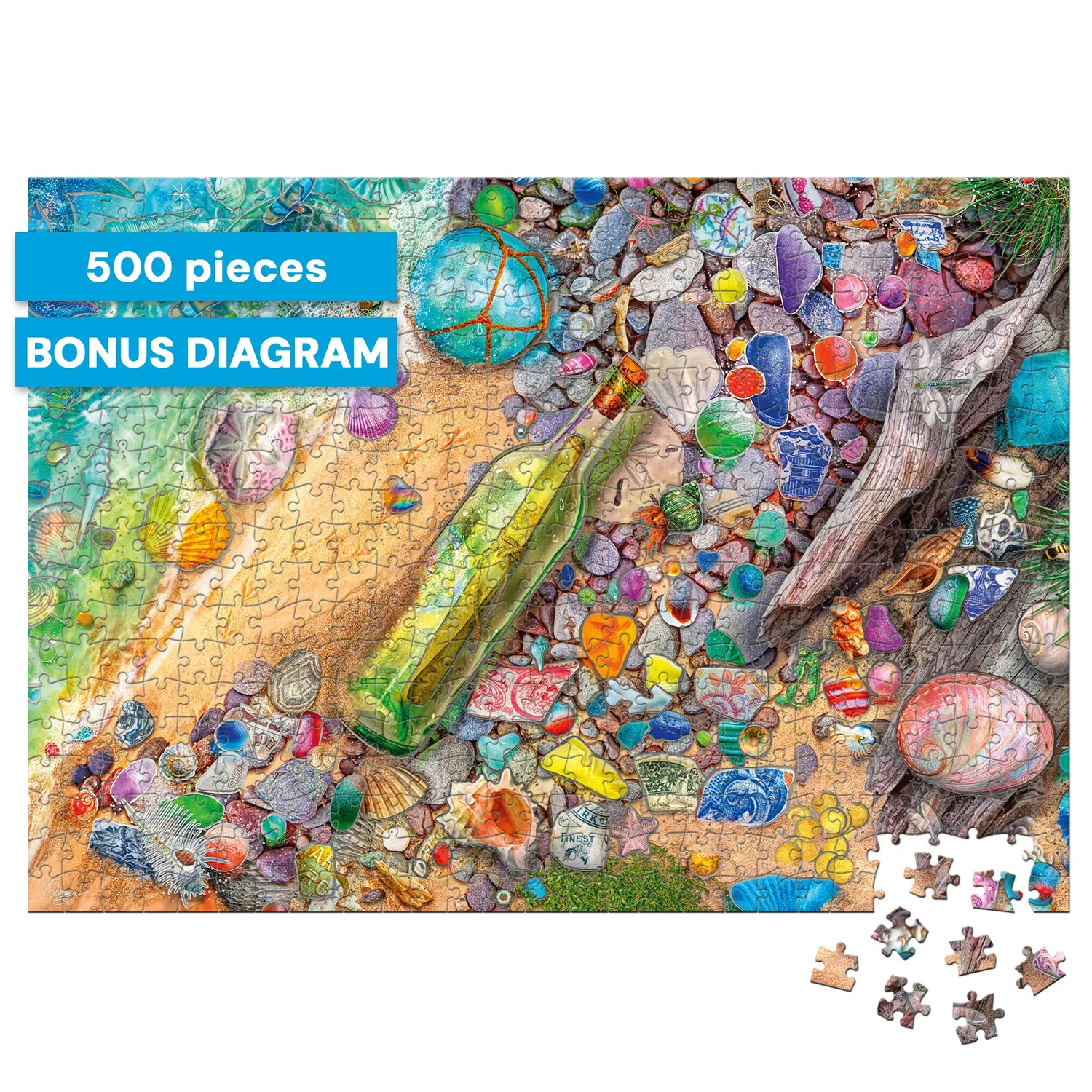 Buffalo Games Silver Select Beachcomber's Bounty puslespil 500
