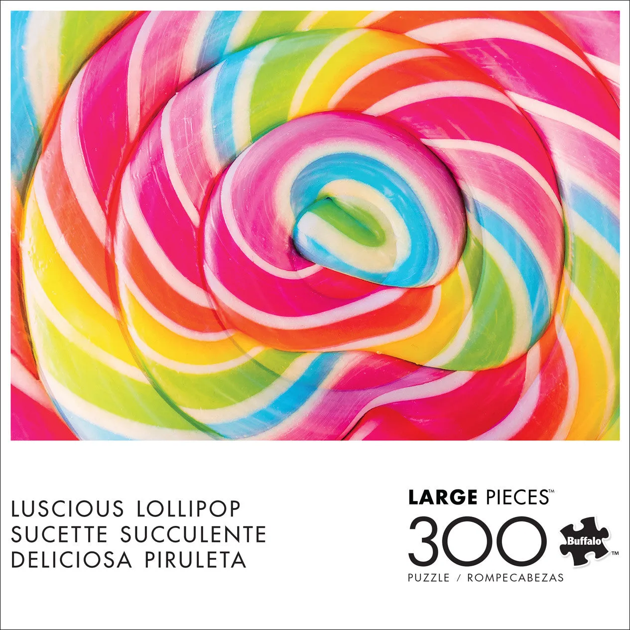 Buffalo Games Luscious Lollipop puslespil 300 store brikker slik