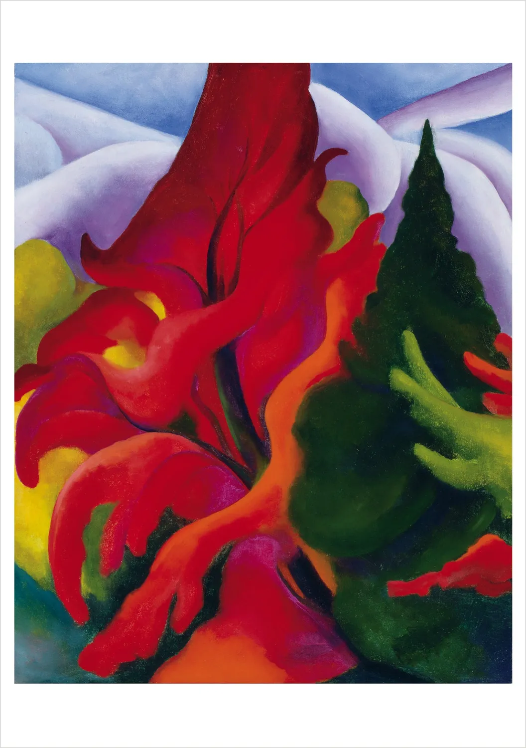 Pomegranate Georgia O’Keeffe Trees kortæske 20 stk landskab