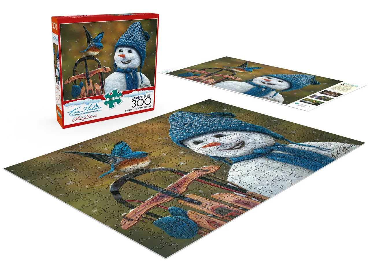 Buffalo Games Snow Brother puslespil 300 store brikker snemand