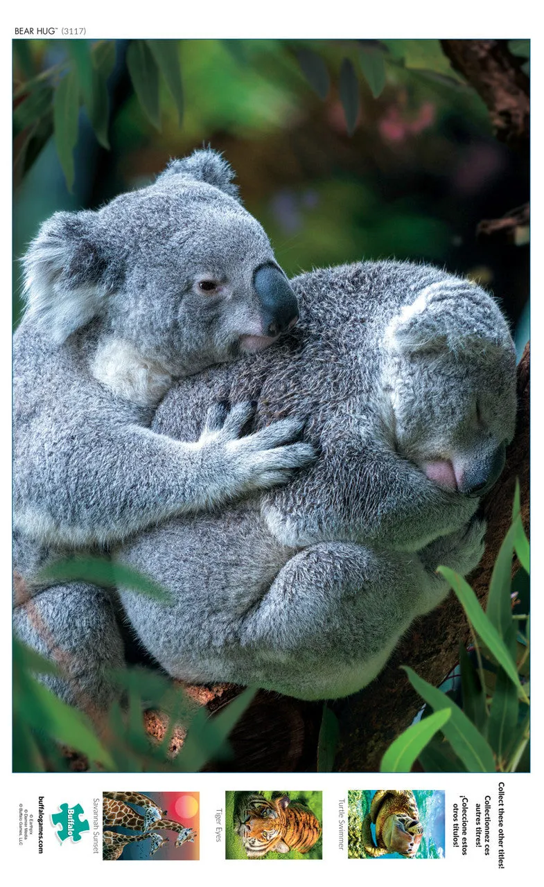 Buffalo Games Earthpix Bear Hug puslespil 500 brikker koala
