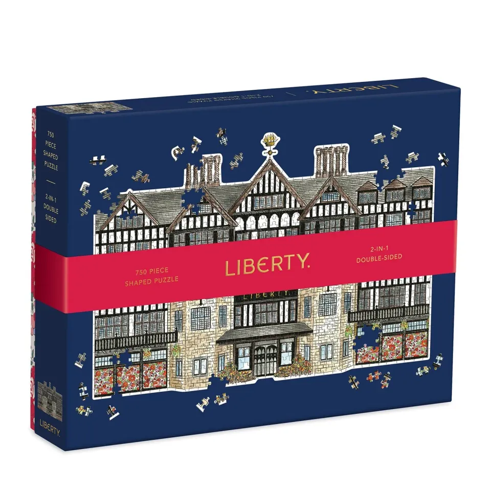 Galison Liberty London Tudor Building puslespil 750 brikker dobbeltsidet