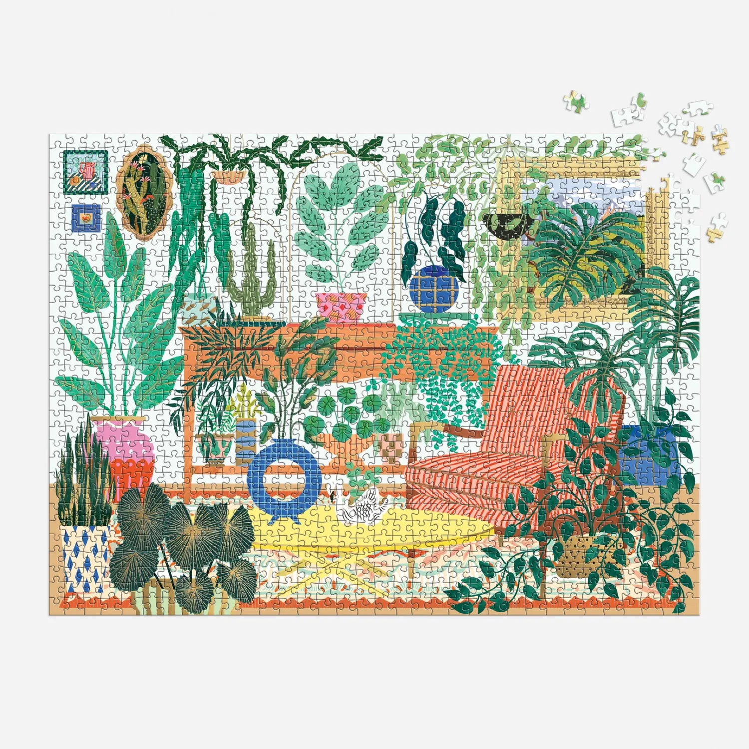 Good Puzzle Co. Houseplant Haven puslespil 1000 brikker folie