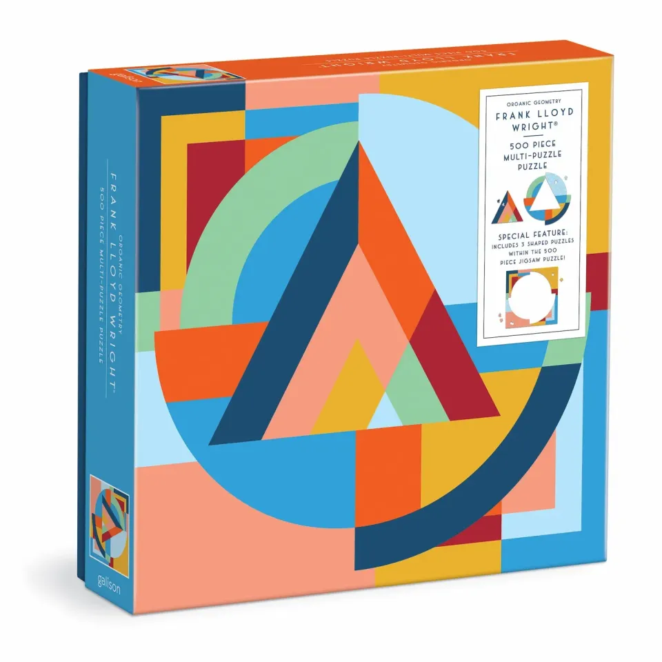 Good Puzzle Co. Frank Lloyd Wright Organic Geometry puslespil 500 brikker multi