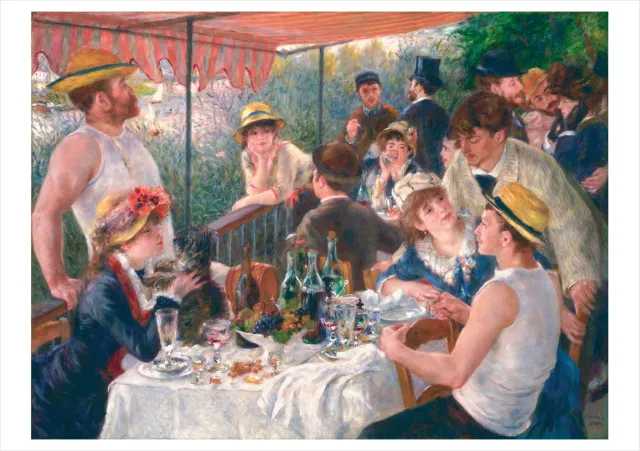 Pomegranate Renoir Luncheon of the Boating Party kunstkort