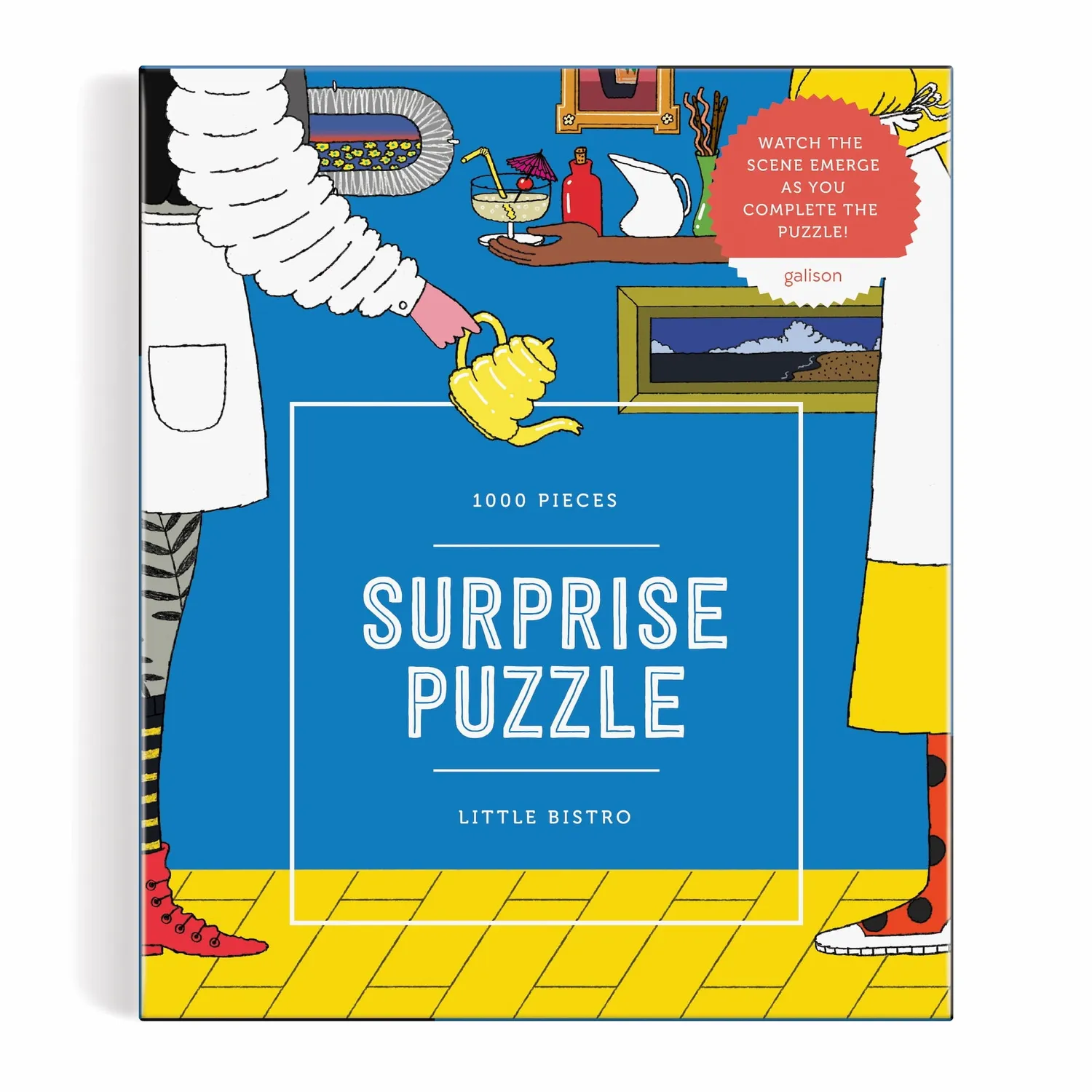 Galison Little Bistro puslespil 1000 brikker surprise