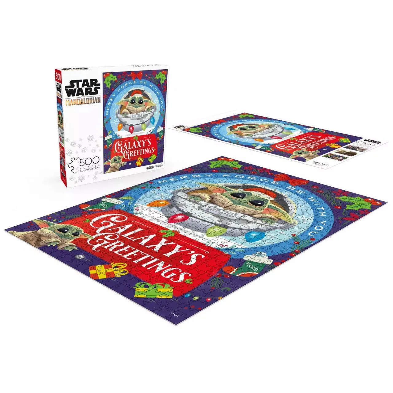 Buffalo Games Star Wars Galaxy's Greetings puslespil 500 brikker jul