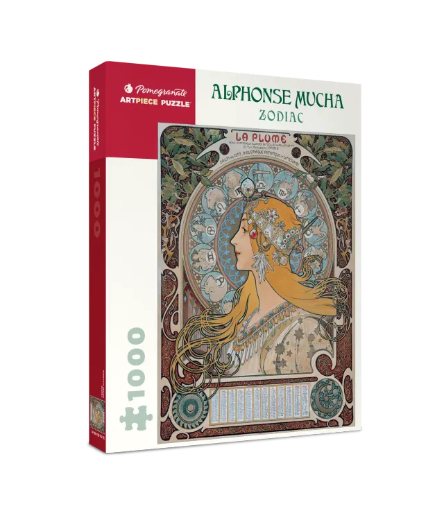 Pomegranate Mucha Zodiac puslespil 1000 brikker art nouveau